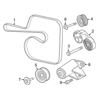 Jeep OE - Cooling - Belts & Pulleys (Accessory, Drive)
