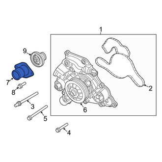 Jeep OE - Engine Coolant Thermostat Housing