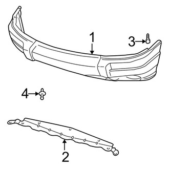 Jeep OE - Front Bumper - Bumper & Components (Overland)