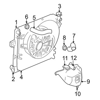 Jeep OE - Cooling - Radiator & Components (4.7L)