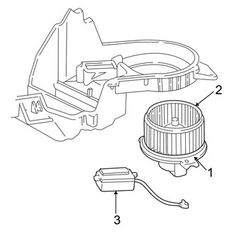Jeep OE - Air Conditioner & Heater - Blower Motor & Fan