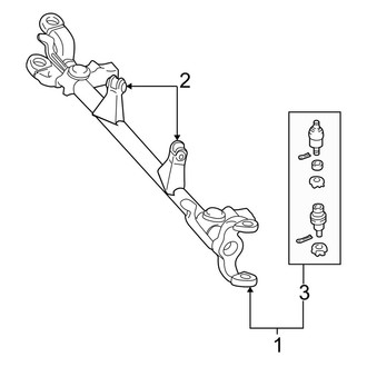 Jeep OE - Front Suspension - Front Axle (RWD)