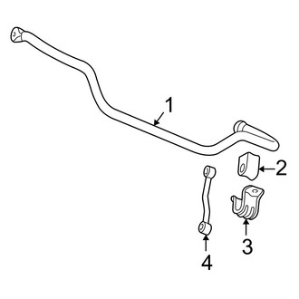Jeep OE - Front Suspension - Stabilizer Bar & Components