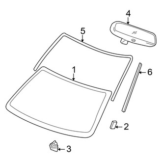 Jeep OE - Windshield - Glass
