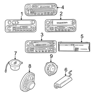 Jeep OE - Instrument Panel - Sound System