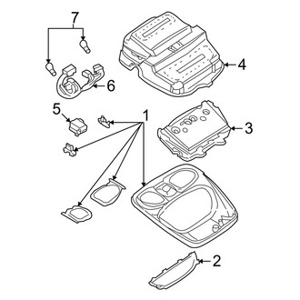 Jeep OE - Console - Overhead