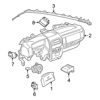 Jeep OE - Restraint Systems - Air Bag Components