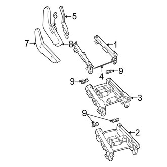 Jeep OE - Seats & Tracks - Tracks & Components