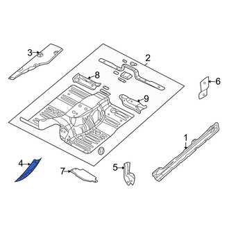 Jeep OE - Floor Pan Heat Shield