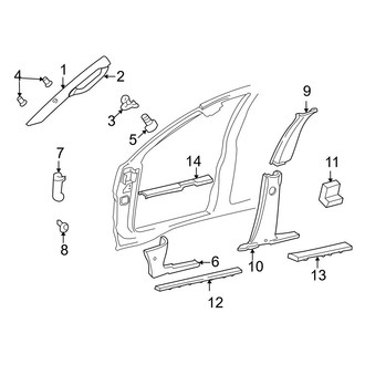 Jeep OE - Pillars, Rocker & Floor - Interior Trim