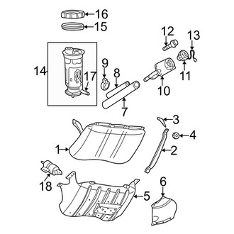 Jeep OE - Fuel System Components
