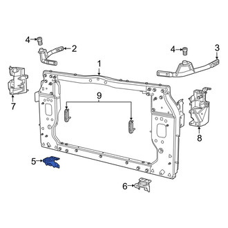 Jeep OE - Right Lower Radiator Support Bracket