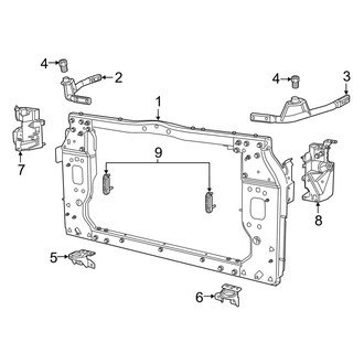 Jeep OE - Radiator Support