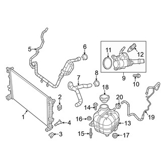Jeep OE - Cooling - Radiator & Components (2.4L)