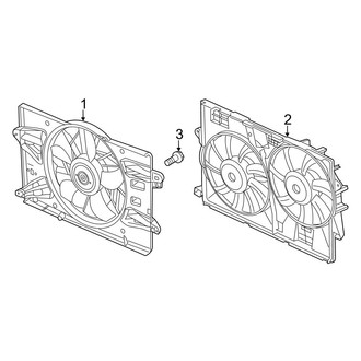 Jeep OE - Cooling Fan (75th Anniversary / Latitude / Limited / Overland / Sport / Trailhawk 2.4L)