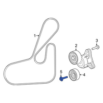 Jeep OE - Accessory Drive Belt Idler Pulley Bolt