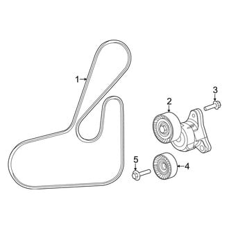 Jeep OE - Cooling - Belts & Pulleys (2.4L)