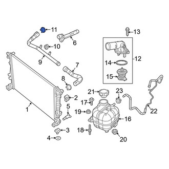 Jeep OE - Engine Coolant Pipe Clamp