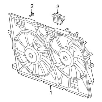 Jeep OE - Cooling Fan (Altitude / High Altitude / Latitude Plus / Limited / Overland / Trailhawk / Trailhawk Elite 2.0L)