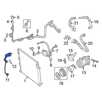 Jeep OE - A/C Refrigerant Suction Hose