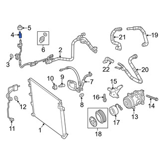 Jeep OE - A/C Service Valve Core