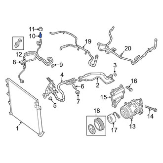 Jeep OE - A/C Service Valve Core
