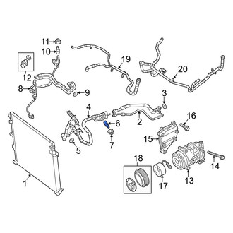Jeep OE - A/C Service Valve Core
