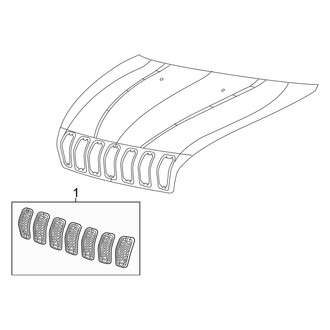 Jeep OE - Hood & Grille - Grille & Components