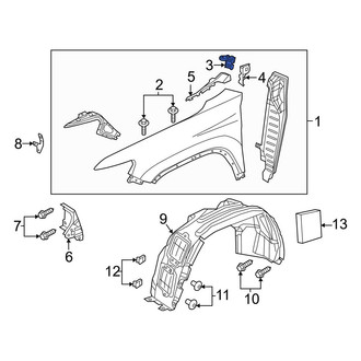 Jeep OE - Fender Bracket