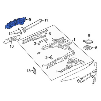 Jeep OE - Front Right Fender Rail