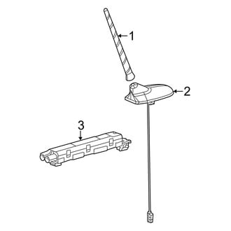 Jeep OE - Electrical - Antenna (W/O Shark Fin Style)