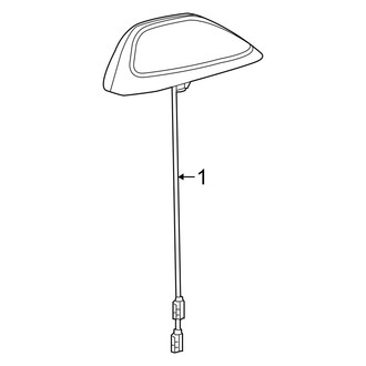 Jeep OE - Electrical - Antenna (With Shark Fin Style)