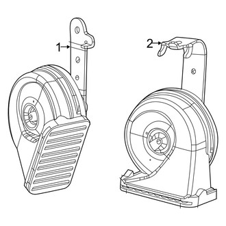 Jeep OE - Electrical - Horn (Altitude / High Altitude / Latitude / Latitude Plus / Limited / Overland / Trailhawk / Trailhawk Elite / Upland)