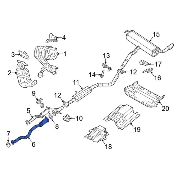 Exhaust Crossover Pipe