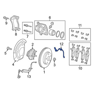 Jeep OE - Front Brake Hydraulic Hose