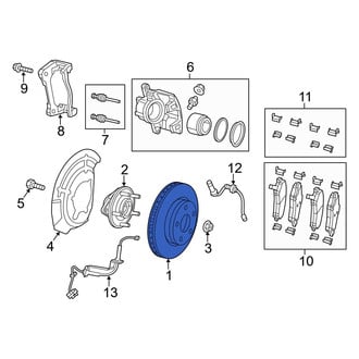 Jeep OE - Front Disc Brake Rotor