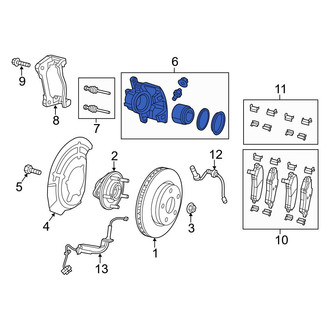Jeep OE - Front Right Disc Brake Caliper
