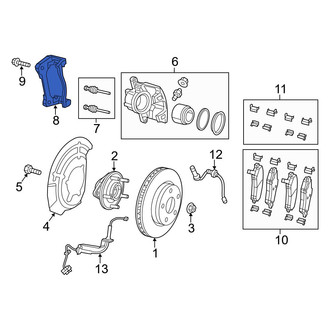 Jeep OE - Front Disc Brake Caliper Bracket