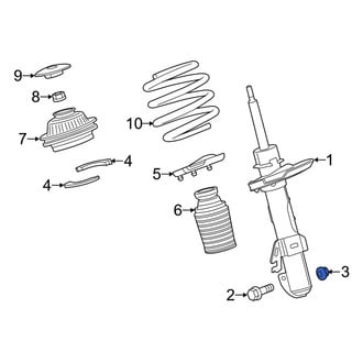 Jeep OE - Lower Suspension Strut Nut