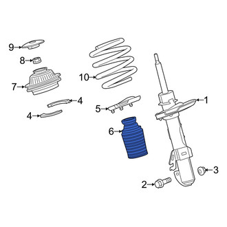 Jeep OE - Front Suspension Strut Bellows