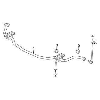 Jeep OE - Front Suspension - Stabilizer Bar & Components
