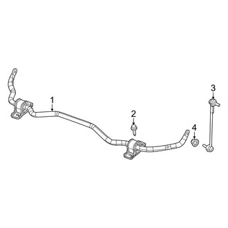 Jeep OE - Front Suspension - Stabilizer Bar & Components