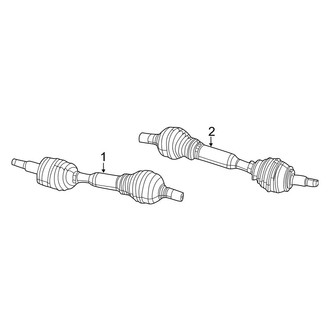 Jeep OE - Front Suspension - Drive Axles