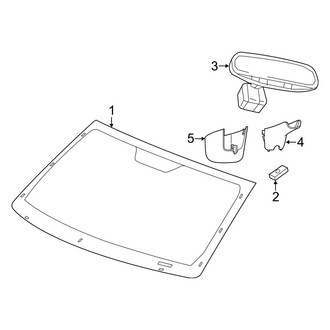 Jeep OE - Windshield - Glass