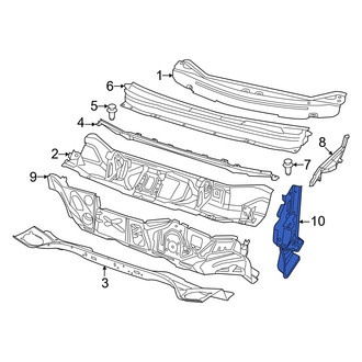 Jeep OE - Left Cowl Side Panel