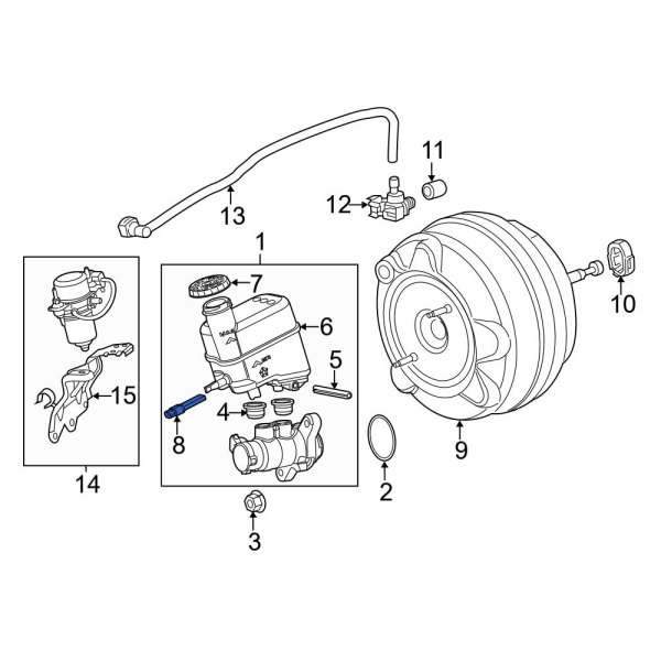 Jeep OE 68211912AA Brake Fluid Level Sensor