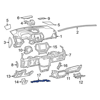 Jeep OE - Left Steering Column Cover