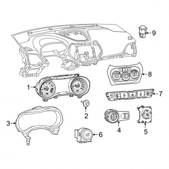 Jeep OE - Instrument Panel - Cluster & Switches