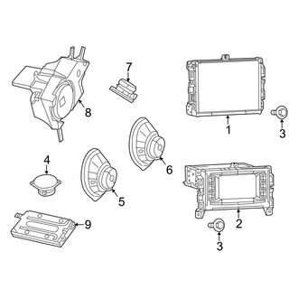 Jeep OE - Instrument Panel - Sound System