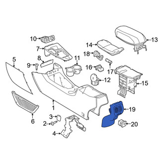 Jeep OE - Left Console Panel